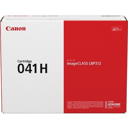 Canon Toner Cartridge 041, f/iC LBP312, 20000 Pg High Capacity, BK CNMCRTDG041H